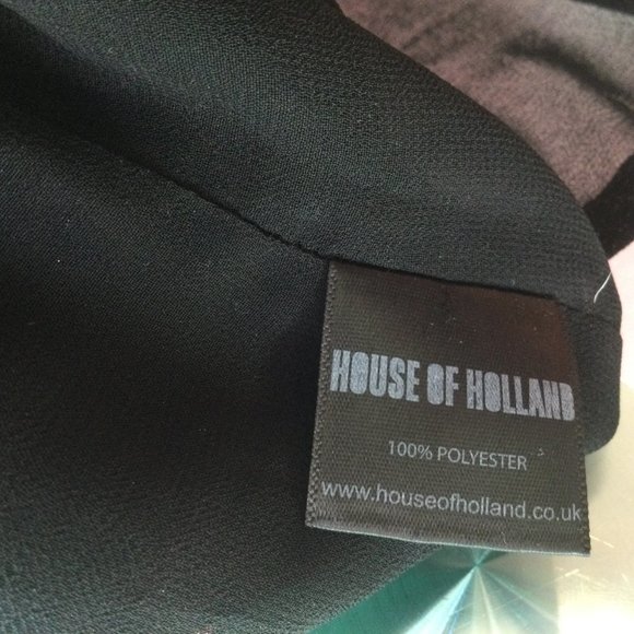 House Of Holland Chainmail Print Metallic Slip Dress with lace (Rust Color) - Picture 5 of 7